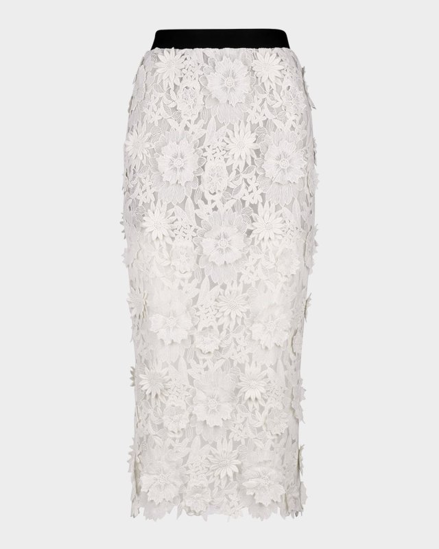 Applique Pencil Skirt